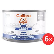 Calibra Cat Life canned food for adult cats with salmon 6 × 200 g - Canned Food for Cats
