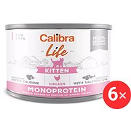 Calibra Cat Life canned food for kittens with chicken 6 × 200 g - Canned Food for Cats