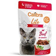 Calibra Cat Life kapsička pro dospělé kočky s hovězím v omáčce 85 g - Cat Food Pouch