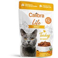 Calibra Cat Life kapsička adult turkey in gravy 85 g - Kapsička pre mačky
