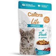 Calibra Cat Life kapsička pro kastrované kočky s kachním v omáčce 85 g - Cat Food Pouch