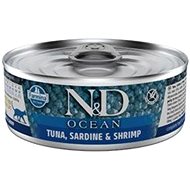 N&D Ocean Cat Adult Tuna & Shrimp 70 g - Canned Food for Cats