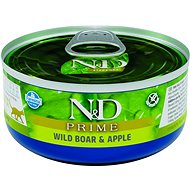 N&D Prime Cat Adult Boar & Apple 70 g - Canned Food for Cats