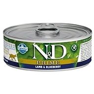 N&D Prime Cat Adult Lamb & Blueberry 70 g - Canned Food for Cats