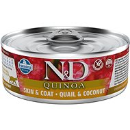 N&D Quinoa Cat Adult Quail & Coconut 80 g - Canned Food for Cats