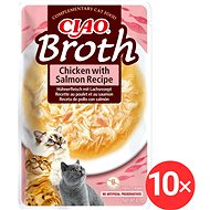 Ciao Churu Cat Broth Chicken and salmon broth recipe 10 × 40 g - Cat Soup