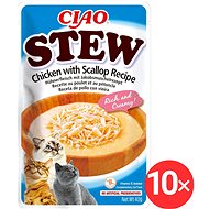 Ciao Churu Cat Stew chicken and scallop recipe 10 × 40 g - Cat Food Pouch