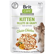 Brit Care Cat Kitten Fillets in Gravy Choice Chicken 85 g  - Cat Food Pouch