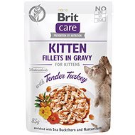 Brit Care Cat Kitten Fillets in Gravy w/Tender Turkey 85 g - Cat Food Pouch