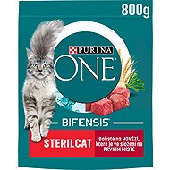 Purina ONE Bifensis Sterilised dry cat food with beef 800g - Cat Kibble