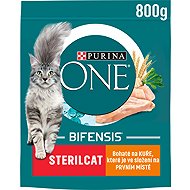Purina ONE Bifensis Sterilised Chicken Cat Food 800g - Cat Kibble