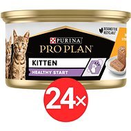 Pro Plan Kitten Healthy Start konzervy pro koťata s kuřetem v paštice 24 × 85 g - Canned Food for Cats