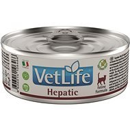 Vet Life Natural Cat konz. Hepatic 85 g - Diet Cat Canned Food