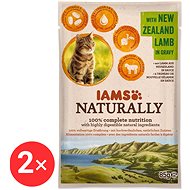 IAMS Naturally Capsule lamb in sauce 2 × 85 g - Cat Food Pouch