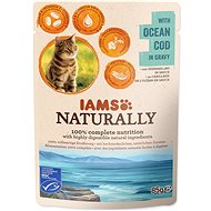 IAMS Naturally Capsule cod in sauce 85 g - Cat Food Pouch