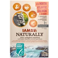 IAMS Naturally Capsule Senior salmon in sauce 85 g - Cat Food Pouch