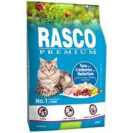 Rasco Premium Granule Sterilized tuňák s brusinkou a lichořeřišnicí 2 kg  - Cat Kibble