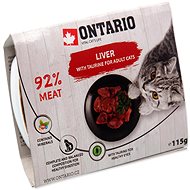 Ontario Vanička s játry a taurinem 115 g - Cat Food in Tray