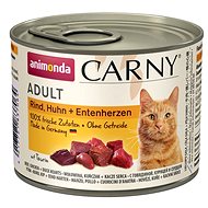 Animonda canned cat food Carny Adult beef, chicken, duck heart 200 g - Canned Food for Cats