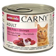 Animonda konzerva pro kočky Carny Adult hovězí, krůta, ráčci 200 g - Canned Food for Cats
