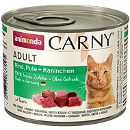 Animonda canned food for cats Carny Adult beef, turkey, rabbit 200 g - Canned Food for Cats