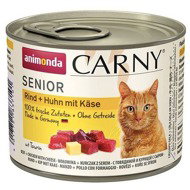 Animonda konzerva pro kočky Carny Senior hovězí, kuře, sýr 200 g - Canned Food for Cats