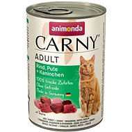 Animonda canned cat food Carny Adult beef, turkey, rabbit 400 g - Canned Food for Cats