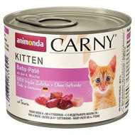 Animonda konzerva pro kočky Carny Baby Paté hovězí, kuřecí 200 g - Canned Food for Cats