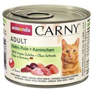 Animonda konzerva pro kočky Carny Adult kuře, krůta + králík 200 g - Canned Food for Cats