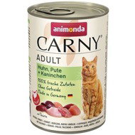 Animonda konzerva pro kočky Carny Adult kuře, krůta + králík 400 g - Canned Food for Cats