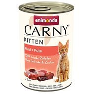 Animonda konzerva pre mačky Carny Kitten hovädzie + morka 400 g - Konzerva pre mačky