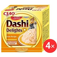 Ciao Dashi Delights chicken recipe 4 × 70 g - Cat Food in Tray