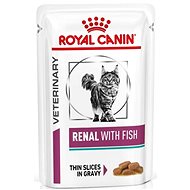 Royal Canin VD Cat capsules. Renal with fish 12 × 85 g - Diet Cat Pouches