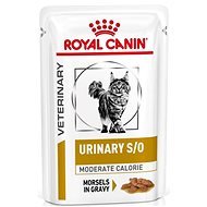Royal Canin VD Cat kaps. Urinary S/O Moderate Calorie kousky v omáčce 12 × 85 g - Diet Cat Pouches