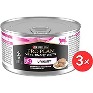 Pro Plan Veterinary Diets Feline UR St/Ox Urinary Turkey, pate 3 × 195 g - Diet Cat Canned Food
