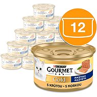 Gourmet Gold canned cat food turkey pâté 12x85g - Canned Food for Cats