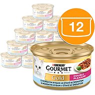 Gourmet Gold canned cat food with sea fish in sauce 12x85g - Canned Food for Cats