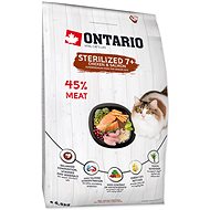 Ontario Cat Sterilised 7+ 6,5kg - Cat Kibble