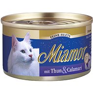 Miamor Fine Filets tuna + calamari canned 100 g - Canned Food for Cats