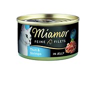 Miamor Fine Filets tuna + prawns canned 100 g - Canned Food for Cats