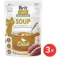 Brit Care Cat Soup with duck 3 × 75 g - Cat Soup