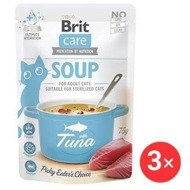 Brit Care Cat Soup with tuna 3 × 75 g - Cat Soup