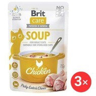 Brit Care Cat Soup with chicken 3 × 75 g - Cat Soup