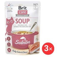 Brit Care Cat Salmon Soup 3 × 75 g - Cat Soup