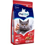 PreVital granuly s hovädzím pre dospelé mačky 8 kg - Granule pre mačky