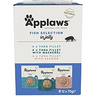 Applaws capsules multipack Fish selection in jelly 12 x 70 g - Cat Food Pouch