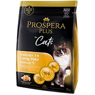 Prospera Plus Indoor 1+ Salmon Long Hair 2 kg - Cat Kibble