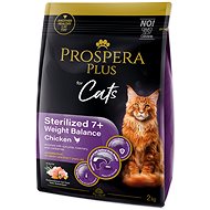 Prospera Plus Sterilized 7+ Chicken Weight Balance 2 kg - Cat Kibble