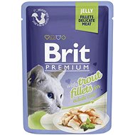 Brit Premium by Nature Cat Delicate Fillets in Jelly with Trout 85 g - Cat Food Pouch