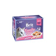 Brit Premium by Nature Cat Delicate Fillets in Jelly Family Plate 1020 g (12 x 85 g) - Cat Food Pouch